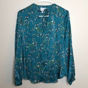 Liz Claiborne Petite Floral Print Blouse